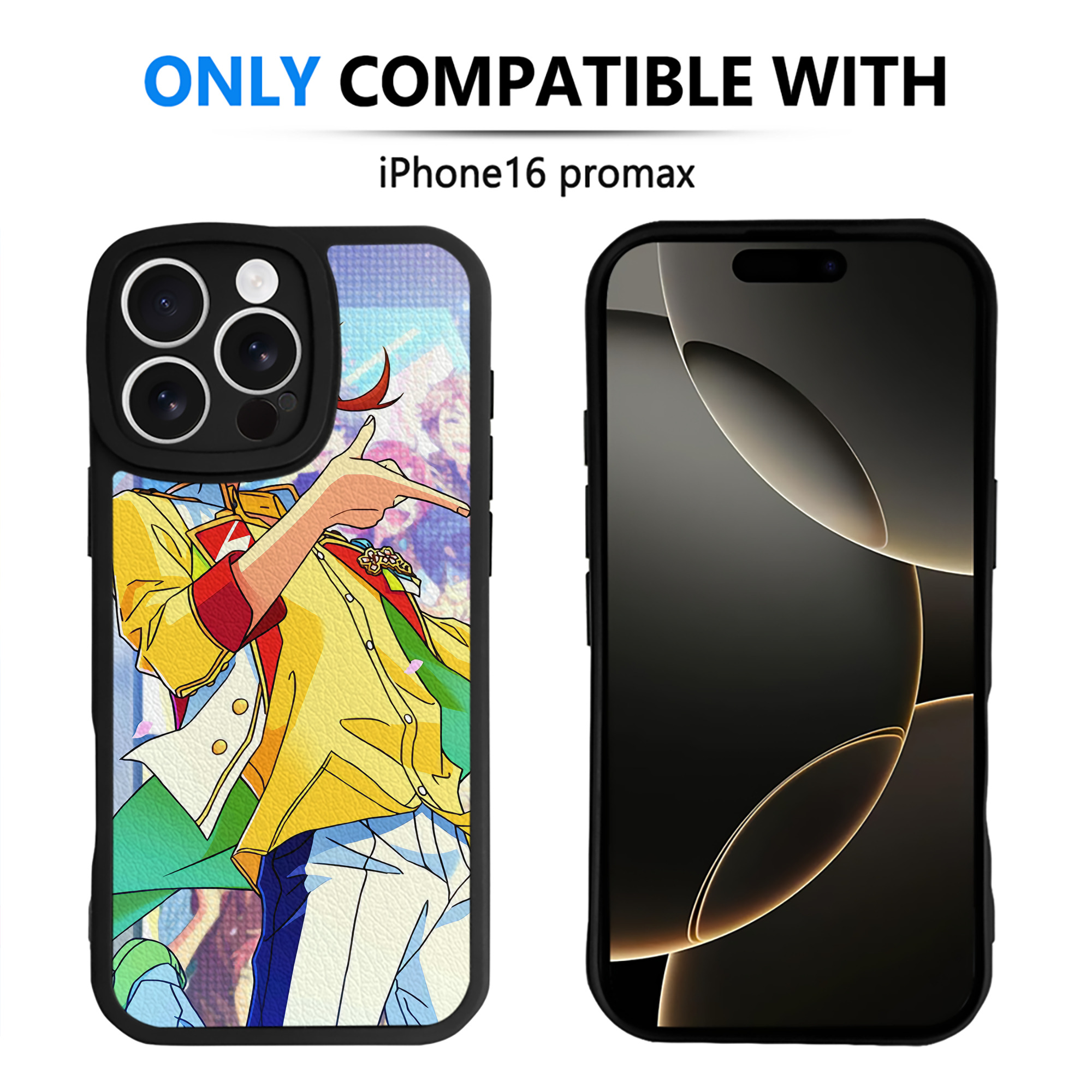 （画像用） あんさんぶるスターズ! Ensemble Stars 【iPhone 16シリーズ対応】シリコンスマホケース（レザー調） 材質：シリコン